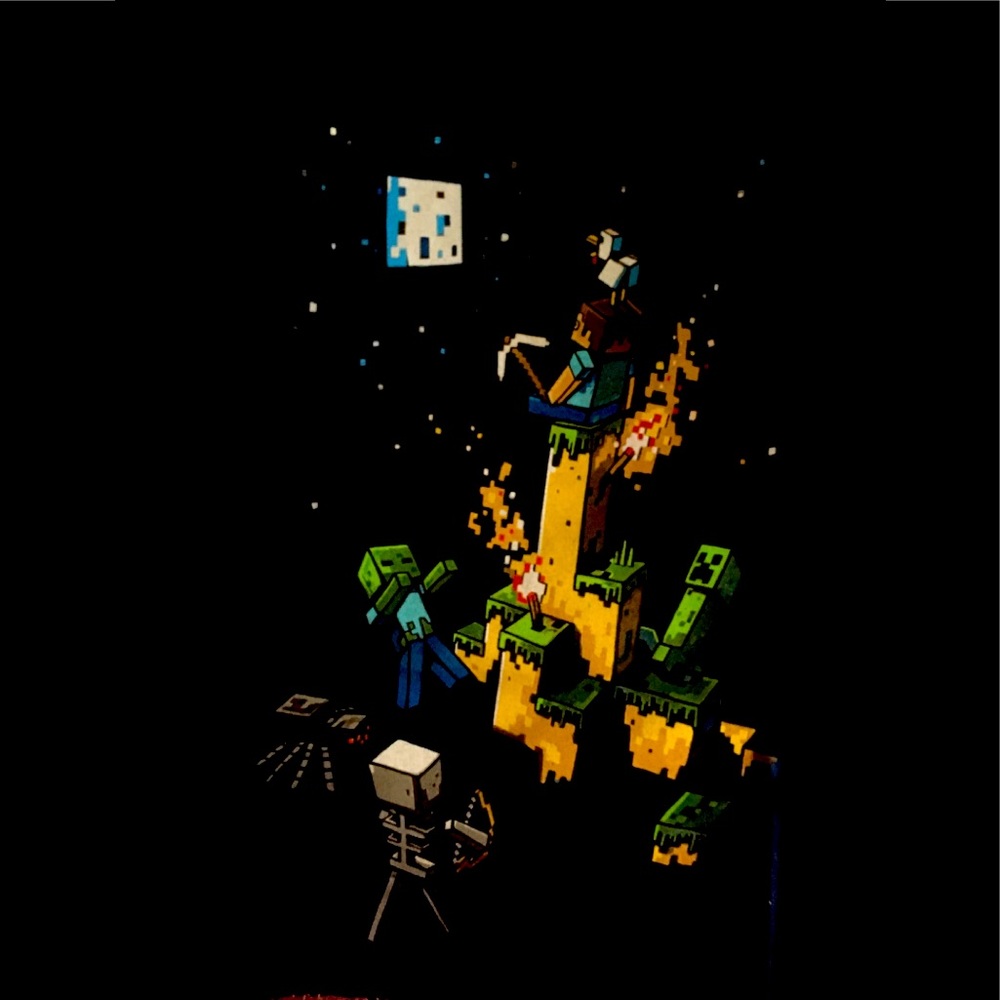 Minecraft Men’s Tshirt Available Large New